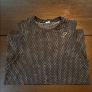 Gymshark Men’s Black Camo Tank (M)